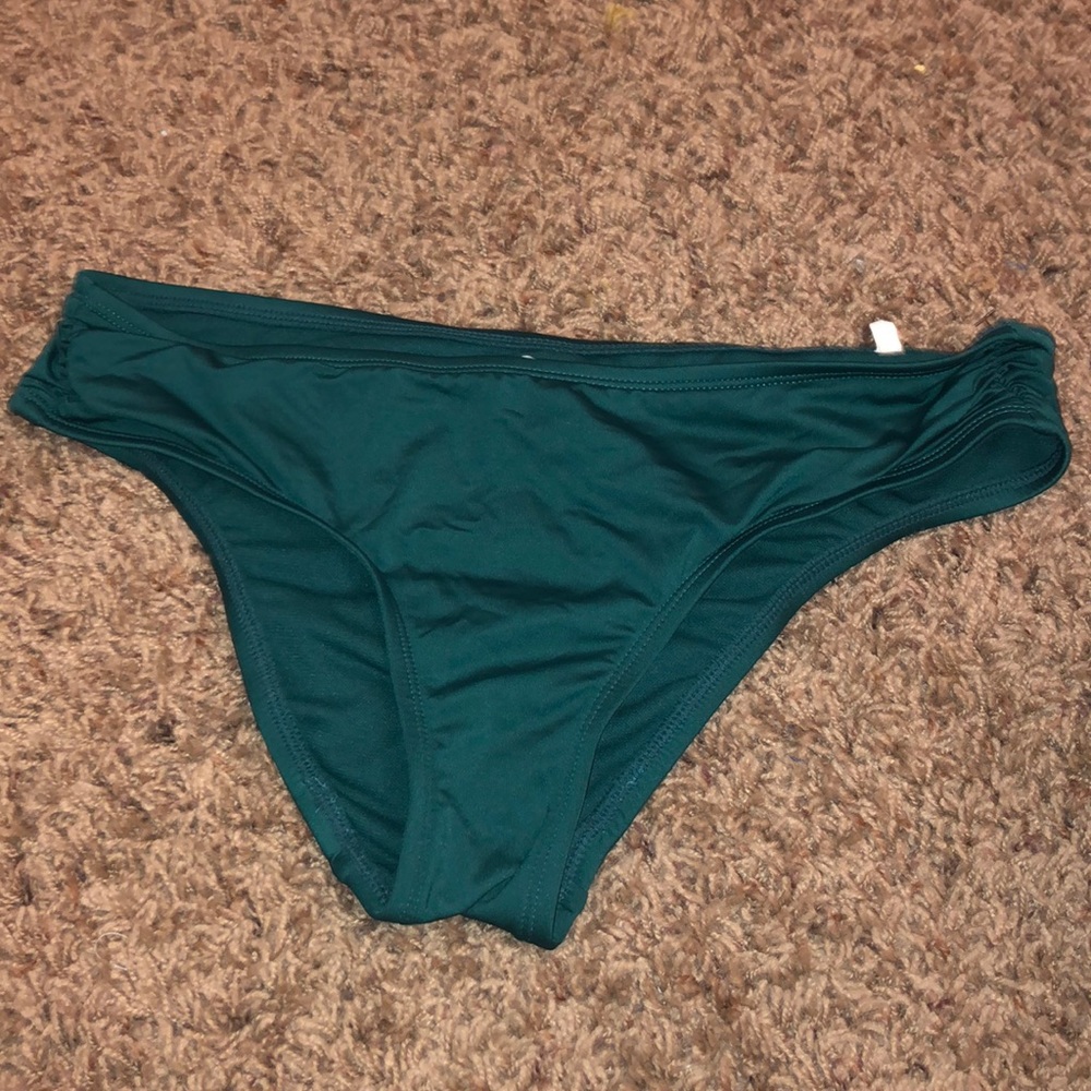 Dark green bikini bottoms